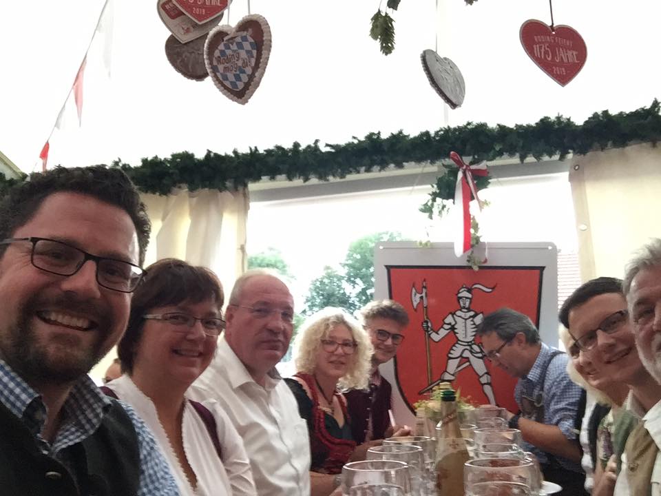 unterwegs am Rodinger Volksfest